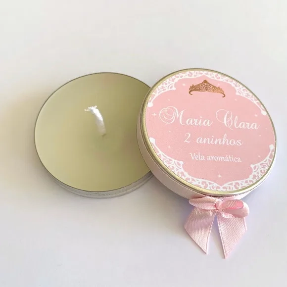 Lembrança aniversário Vela Aromática realeza