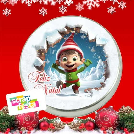 Latinhas Personalizada Festa Natal