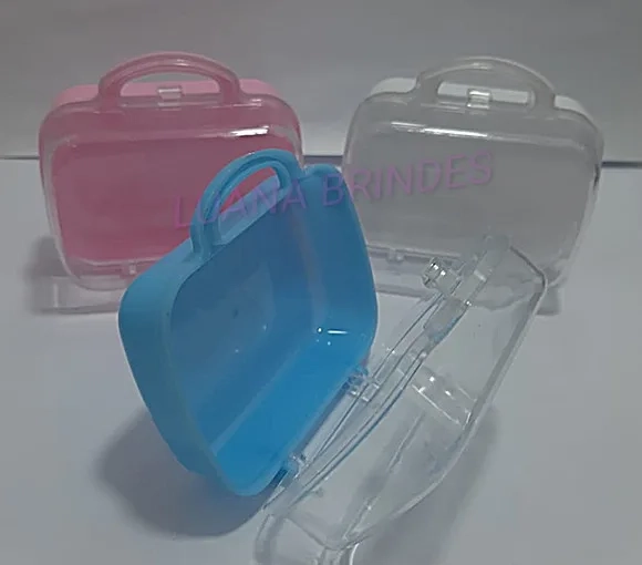 Mini Malinha em acrílico colorido - kit com 6 unidades