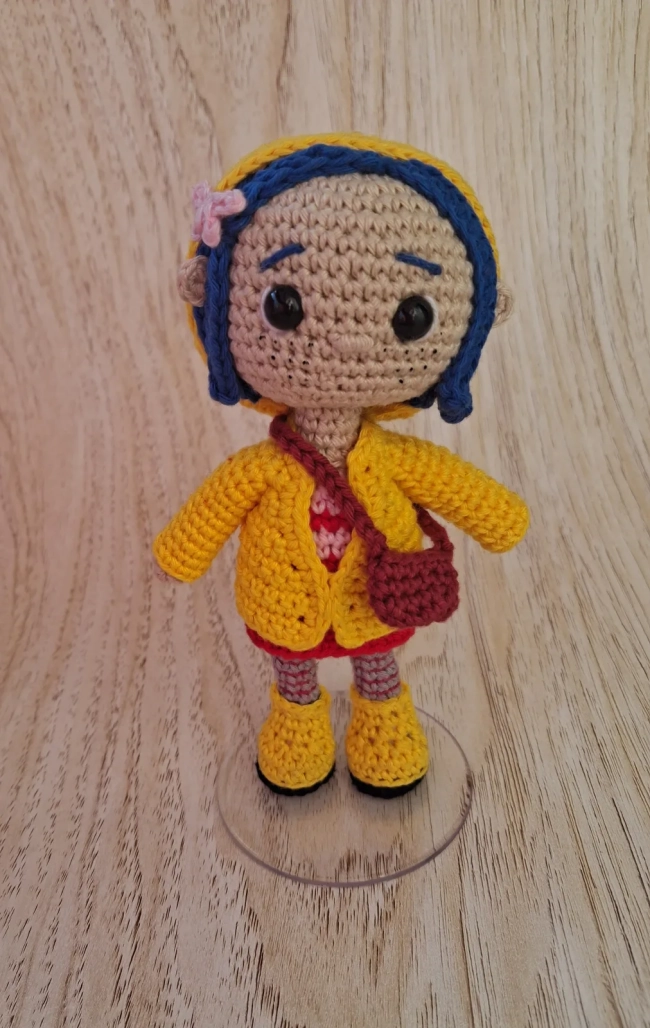 Coraline amigurumi CoralineJones Boneca
