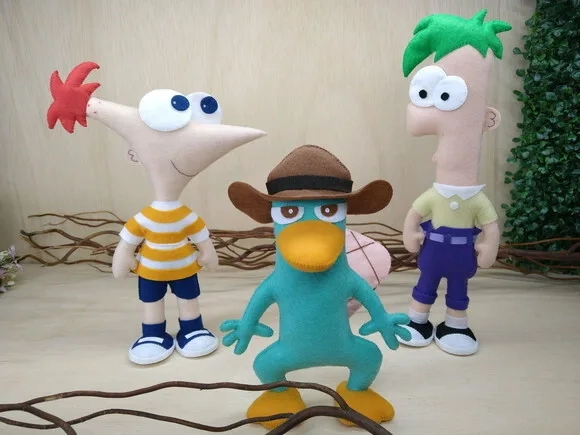 Personagens de Feltro Ferb e Phineas