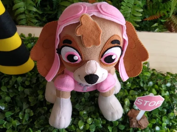 Patrulha Canina em feltro - Skye