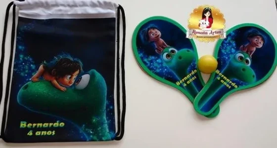 Mochila Ping Pong Tema o Bom Dinossauro