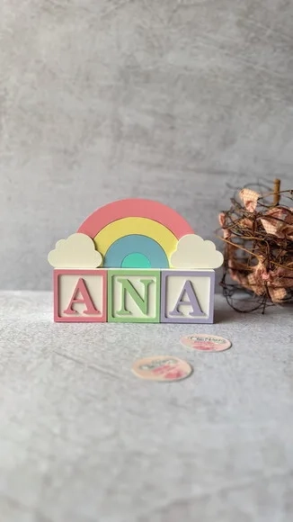 Candy Colors - Cubos 6x6cm Ts + Arco Íris.