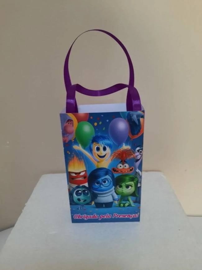 Sacolinhas Personalizadas Divertidamente para Lembrancinhas