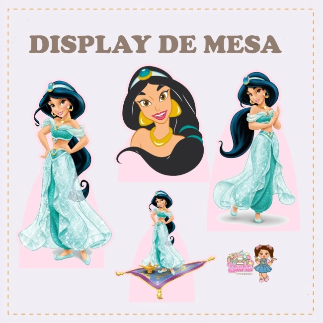 Kit Festa Só Um Bolinho JASMINE - Decoração de Festa