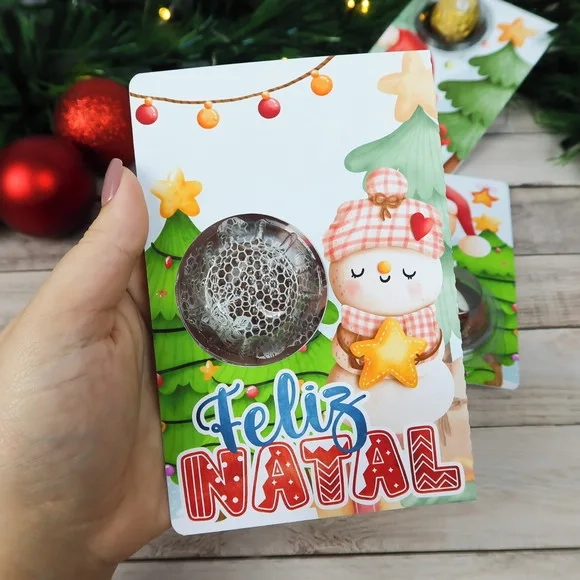 Card Natal com Blister - Não Acompanha Doce