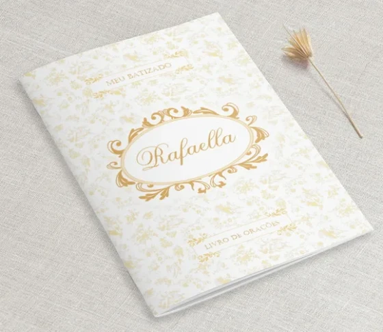 Livrinho De Orações Personalizado Batizado / Eucaristia