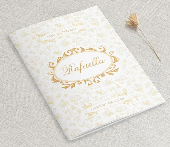 Livrinho De Orações Personalizado Batizado / Eucaristia