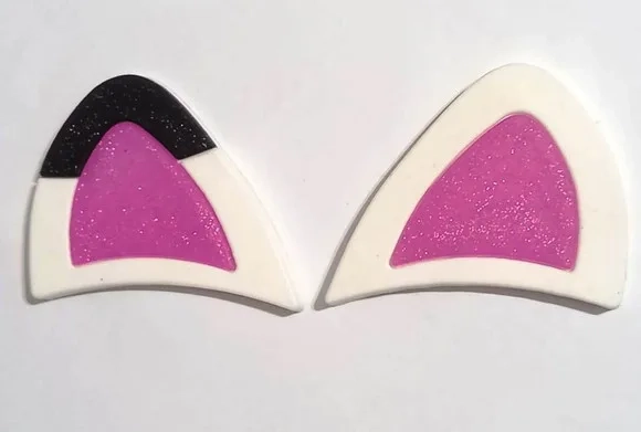 Orelhas Gabbi para Tiara Emborrachados - 2 Pares