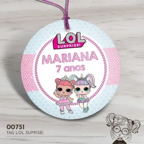 Tag Redonda Lol Surprise - 00751