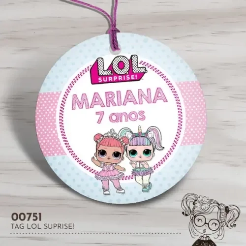 Tag Redonda Lol Surprise - 00751