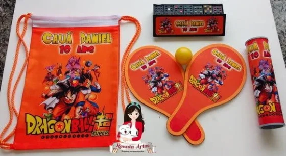 Kit Jogos 3 na Mochila Dragon Ball