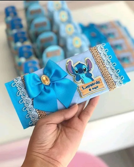 Kit Lembrancinha Stitch Luxo Festa - 20 Peças