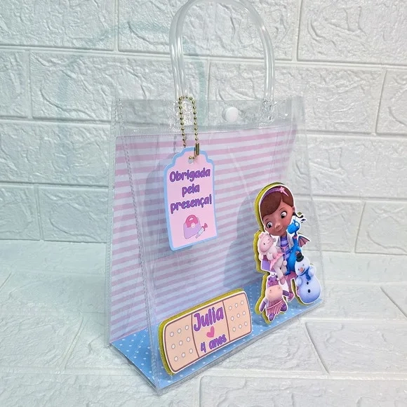 Sacola Pvc Transparente - Doutora Brinquedo