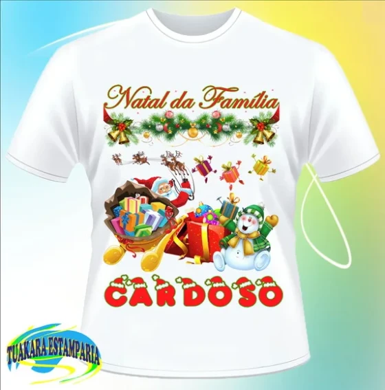 Camiseta Feliz Natal 2023 Papai Noel