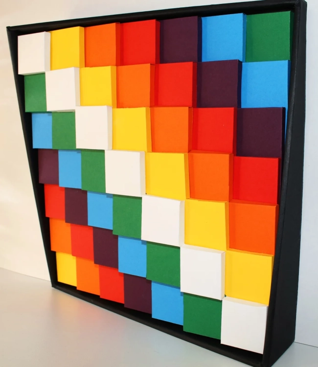 Quadro Wiphala 3D