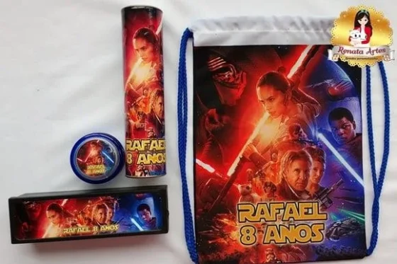 Kit Jogos na Mochila Star Wars