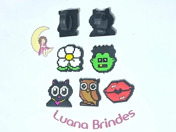 Pins para Cadarço Minecraft Pacote com 5 Unidades Variados