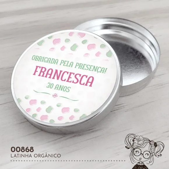 Latinha Adesivada Orgânico - 00868