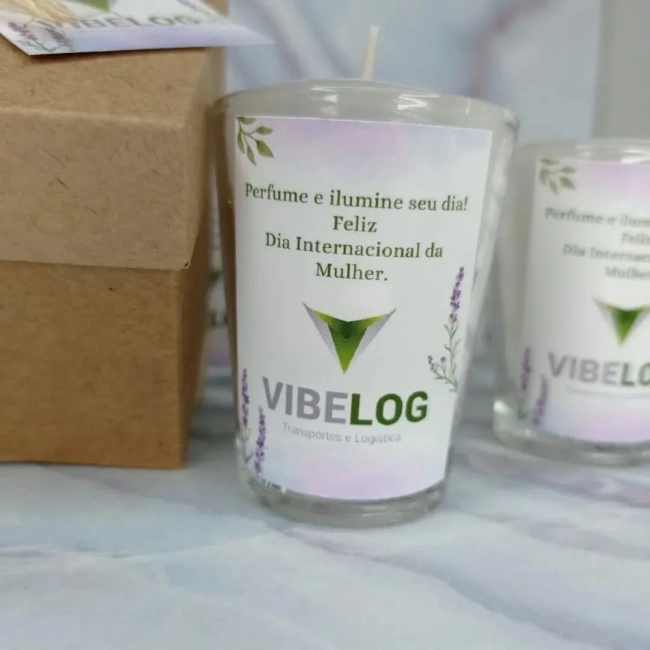 50 Vela Aromática no Copo Lembrancinha Personalizada Formatura, Batizado, Casamento, Corporativo e etc. Fazemos Qualquer Tema