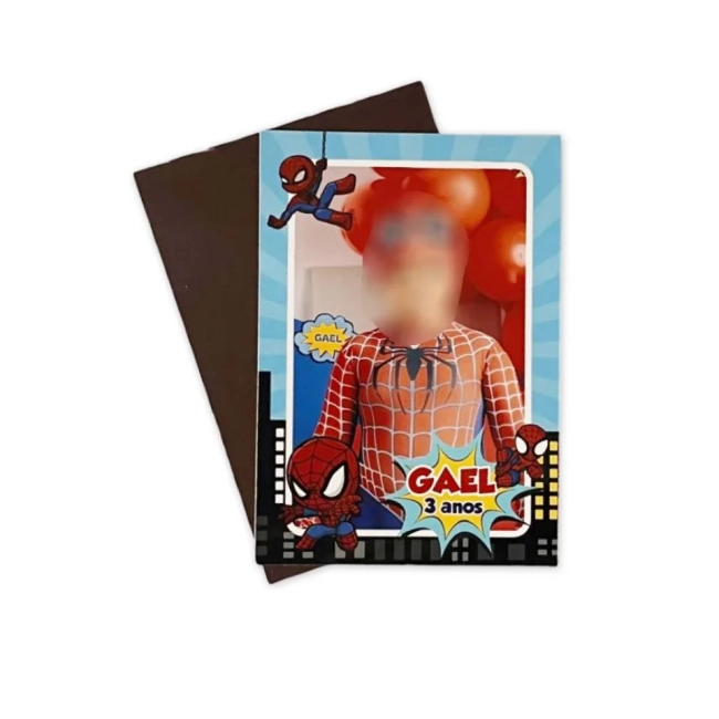 Imãs Lembrancinhas Homem Aranha -10x7cm