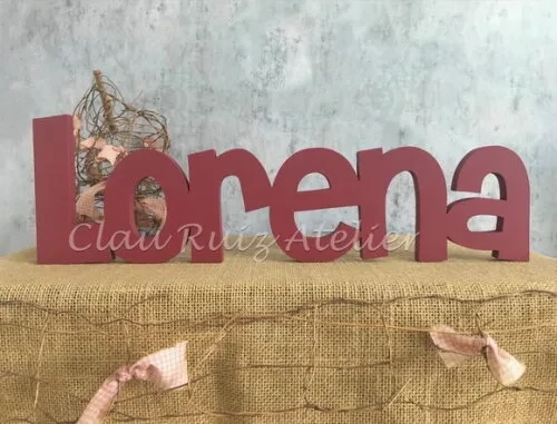 Letras de MDF -Nomes Linha CH