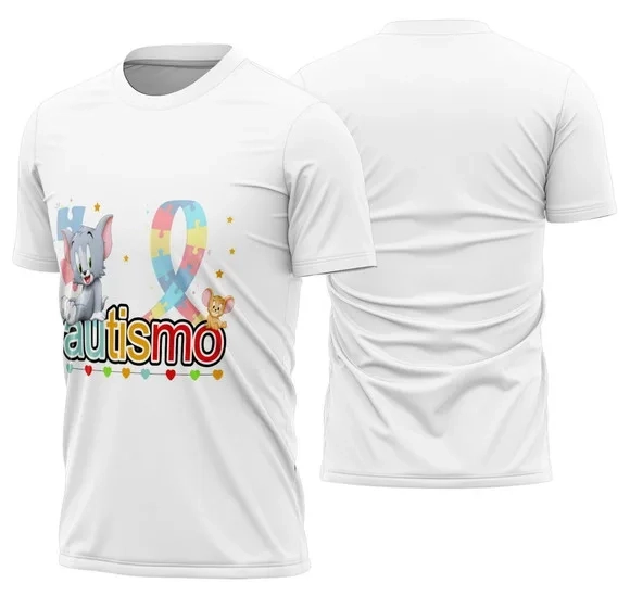 Arte Estampa Camisa Autismo Mod-10
