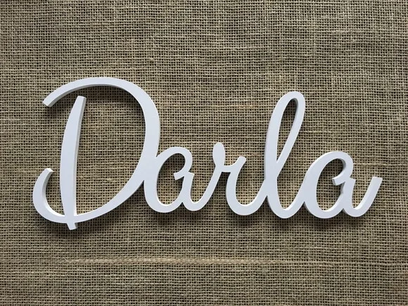 Letras Decorativas Nomes de Parede