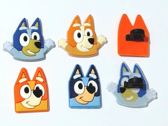 Lápis C/ponteira Bluey Emborrachado Pacote com 8 Unidades