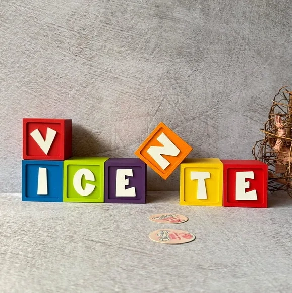 Cubos Decorativos Pocoyo Personalizados para Festa Infantil e Quarto do Bebê