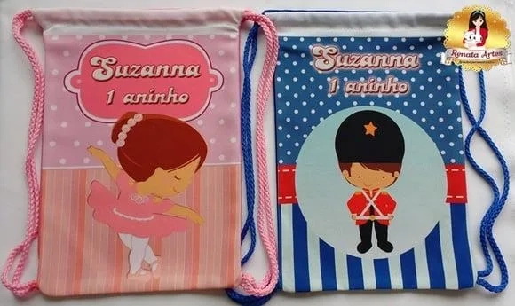 Mochila de Tecido Bailarina 2