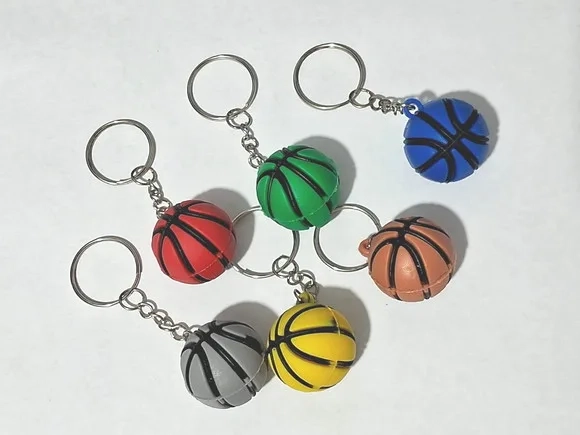 Chaveiro Bola de Basquete- 3 Peças Variados