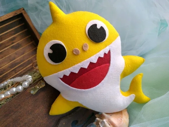 Baby Shark em Feltro