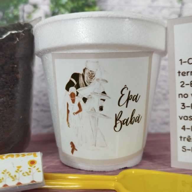 35 Kit Jardinagem Lembrancinhas Oxalá, Obaluaê, Omulu ou Xangô - Trabalhamos com qualquer tema - Informar tema no chat