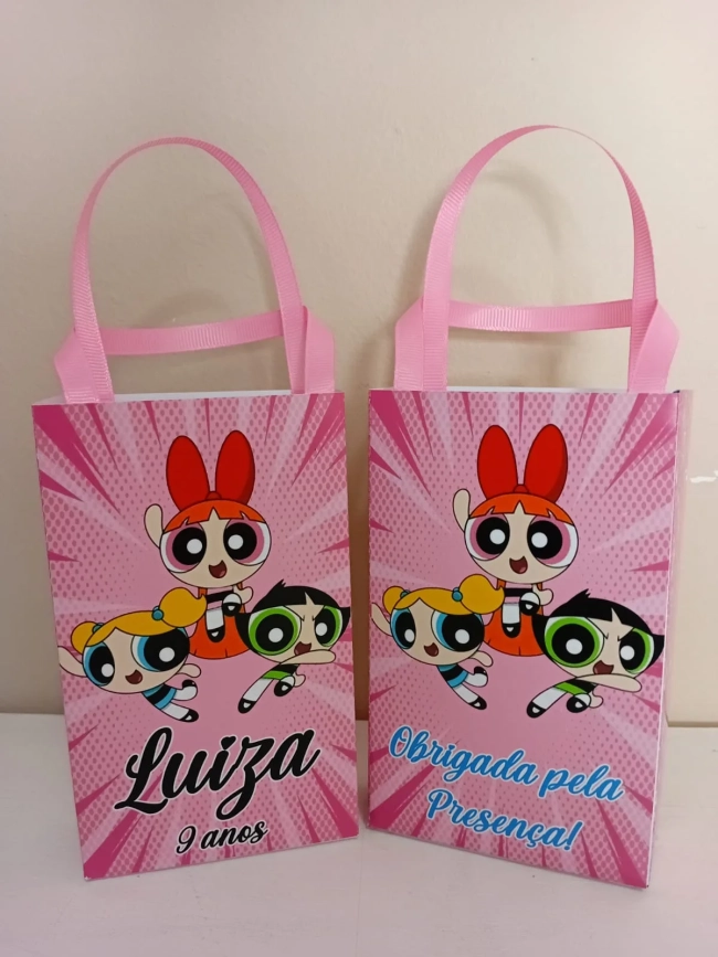 Sacolinhas Personalizadas Meninas Super Poderosas