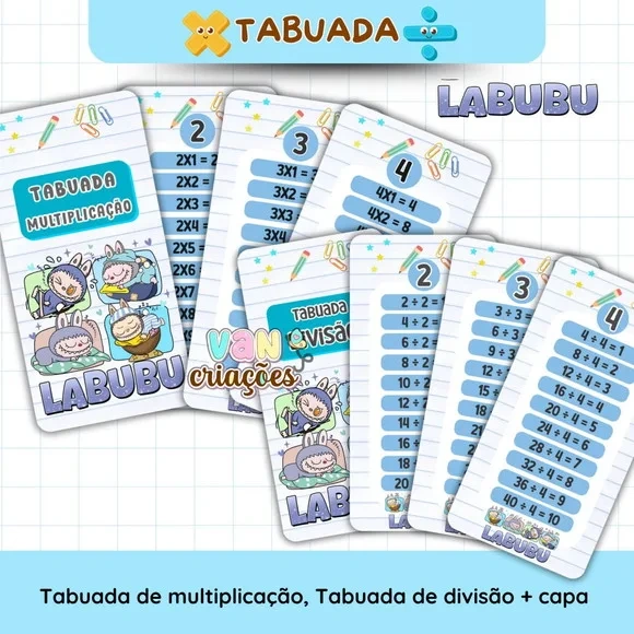 Chaveiro Tabuada Personalizada