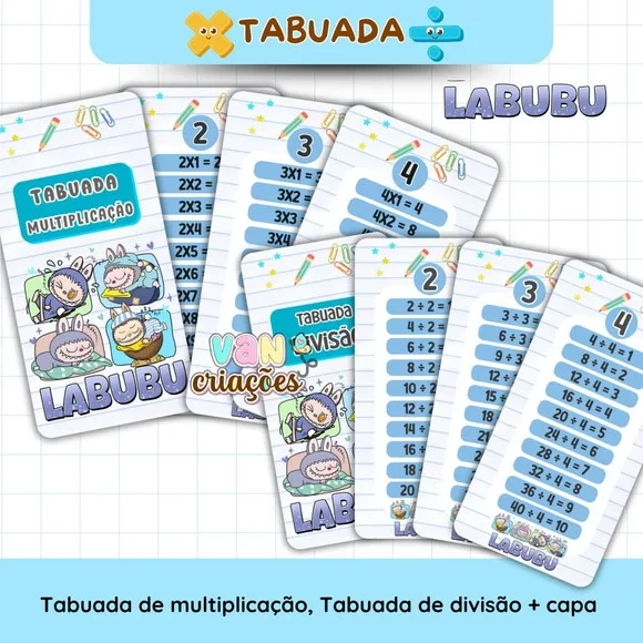 Chaveiro Tabuada Personalizada