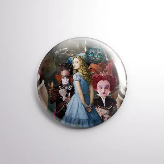 Bottons Alice no Pais das Maravilhas - Button Boton