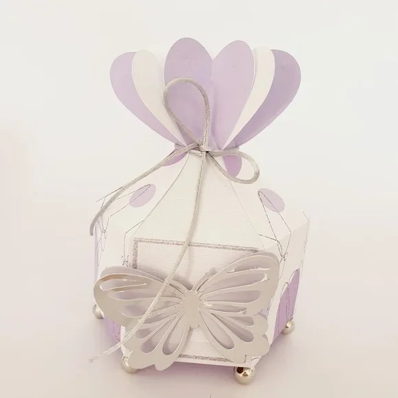 Kit 60 Lembrancinhas Borboleta Lilas