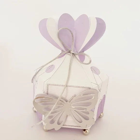 Kit 60 Lembrancinhas Borboleta Lilas