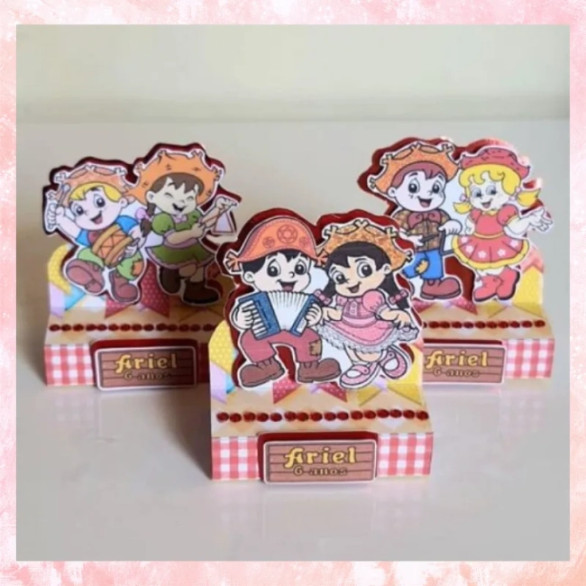 Kit 50 Lembrancinhas Personalizadas para Festa Junina/arraia