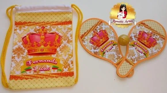 Mochila Ping Pong Tema Realeza