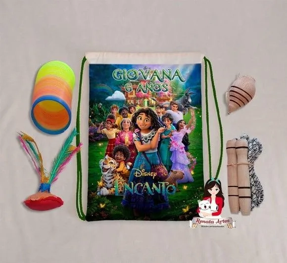 Mochila Boa Infância Personalizada Tema Encanto