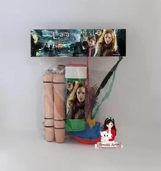 Kit Lembrancinha com Bolha de Sabão Harry Potter Hermione