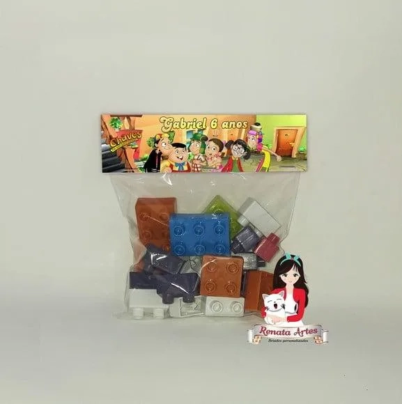 Blocos de Montar Personalizado Turma do Chaves