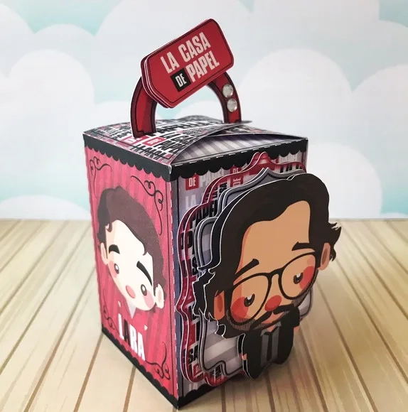 Kit 60 Lembrancinhas La Casa de Papel