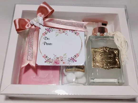 Presente Personalizado, Sabonete Líquido Luxo com Sabonetes