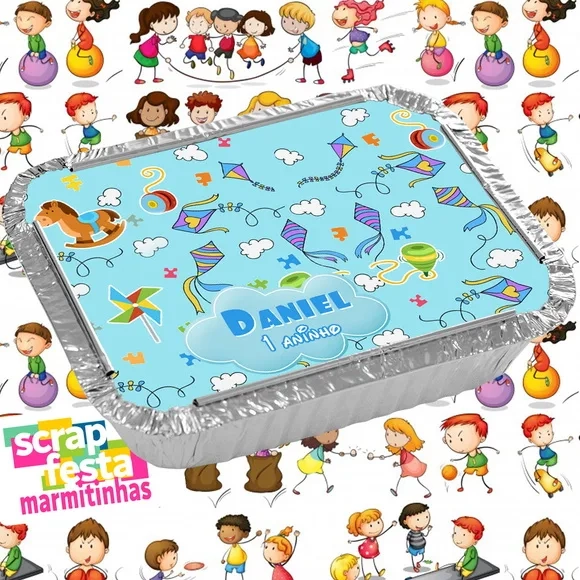 Marmitinha Personalizadas Festa Brinquedos