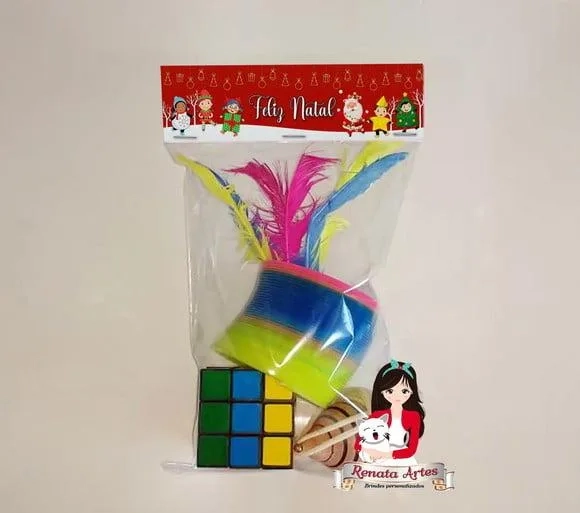 Kit Brinquedos Retrô Personalizado de Natal Novo